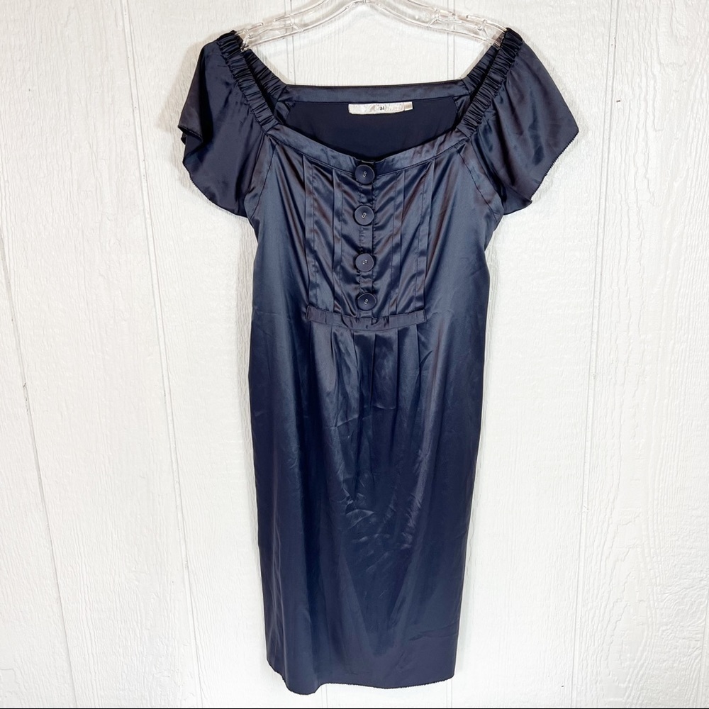 3.1 Philip Lim Purple Gray Silk Cocktail Dress - Picture 1 of 9